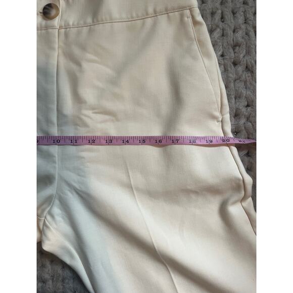 Sezane Cream Straight Leg Pants - Picture 7 of 11